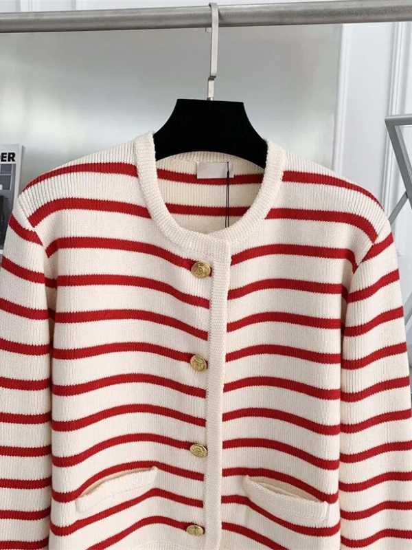 Stilvolles Streifenjackett Modern & Chic - IdealeKleiden