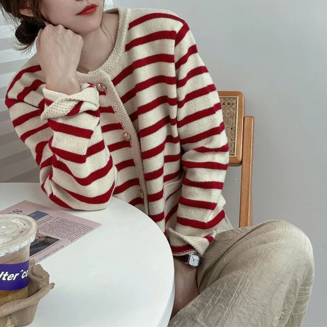 Stilvolles Streifenjackett Modern & Chic