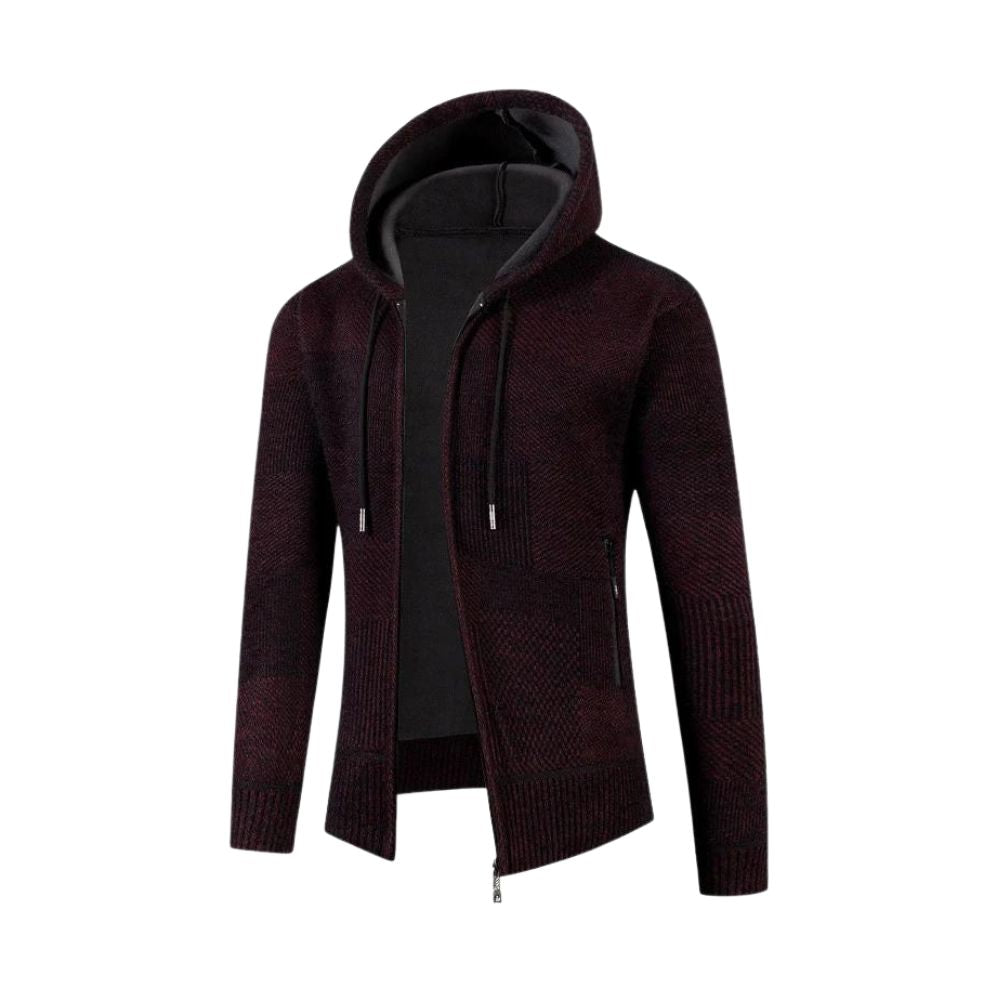 Bequemer Herren Pullover Mit Kapuze - IdealeKleiden