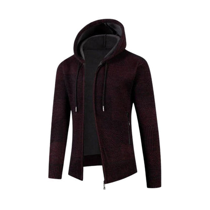 Bequemer Herren Pullover Mit Kapuze - IdealeKleiden