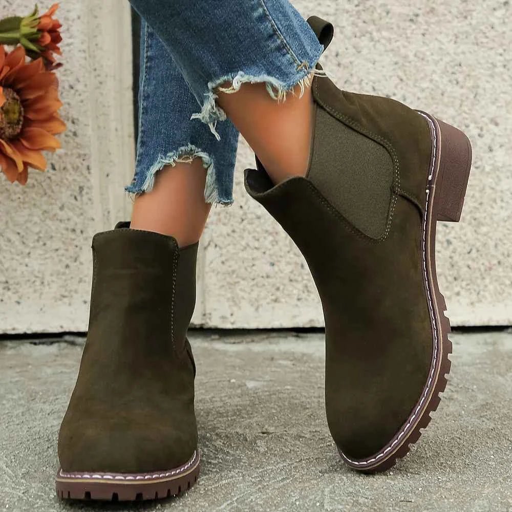 Elegante Chelsea Stiefel Lederschaft