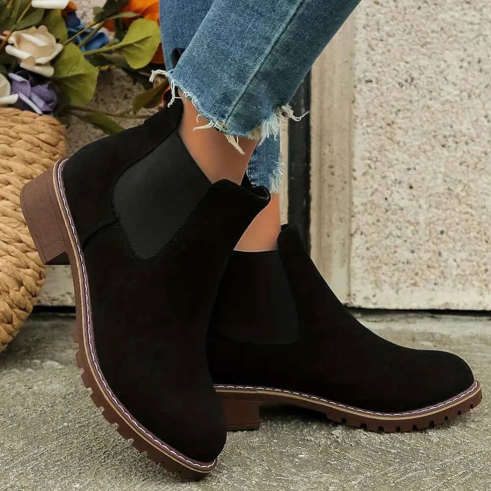 Elegante Chelsea Stiefel Lederschaft