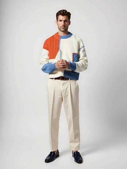 Herren Pullover Elegantes Design - IdealeKleiden