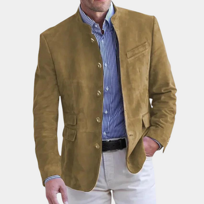 Herren Herbstjacke Klassisch Komfortabel