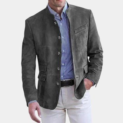 Herren Herbstjacke Klassisch Komfortabel