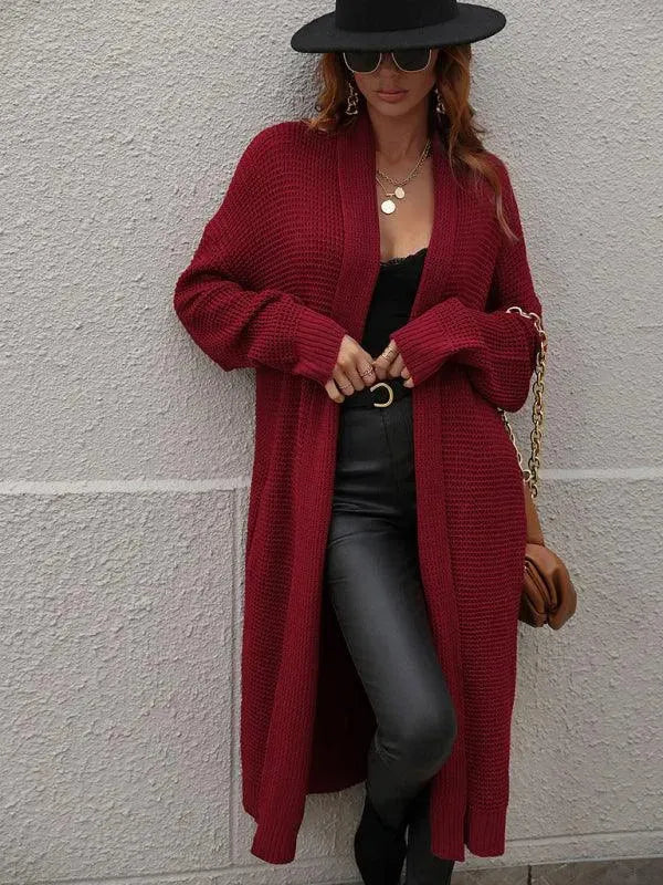 Bequemer Pullover Strickjacke Casual