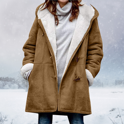 Warme Damen Winterjacke Soft Fleece
