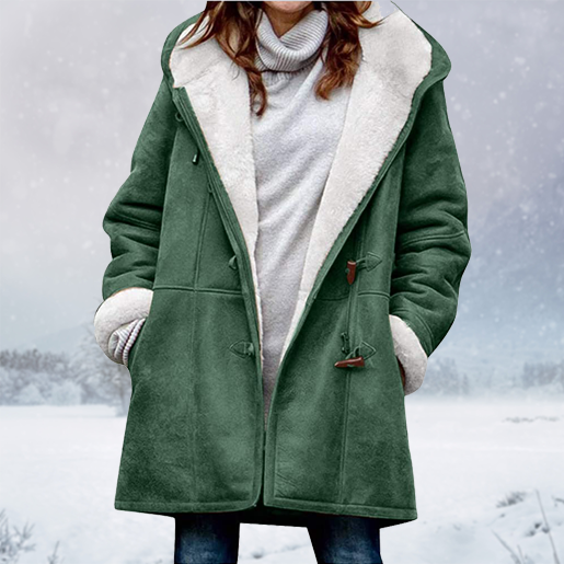 Warme Damen Winterjacke Soft Fleece