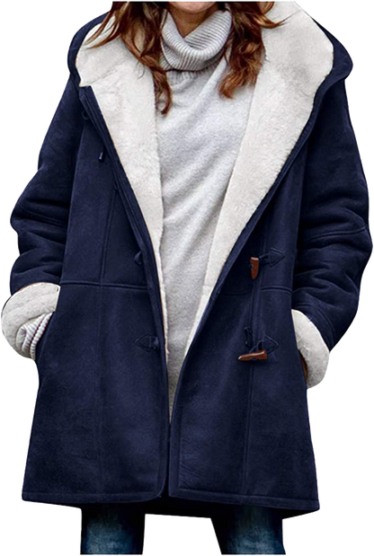 Warme Damen Winterjacke Soft Fleece