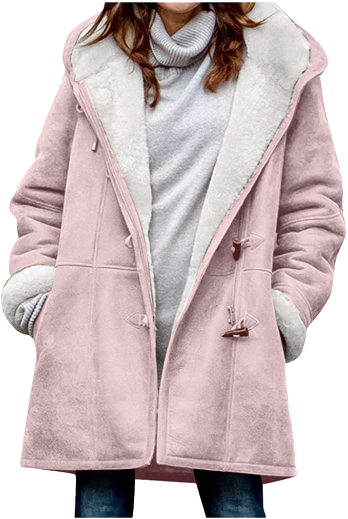 Warme Damen Winterjacke Soft Fleece
