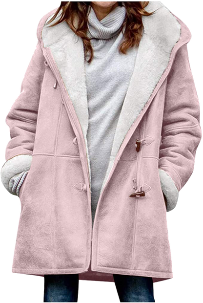 Warme Damen Winterjacke Soft Fleece