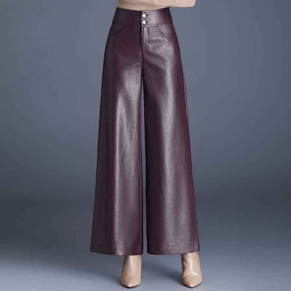 Lederhose Imitation Schwarz Elegant