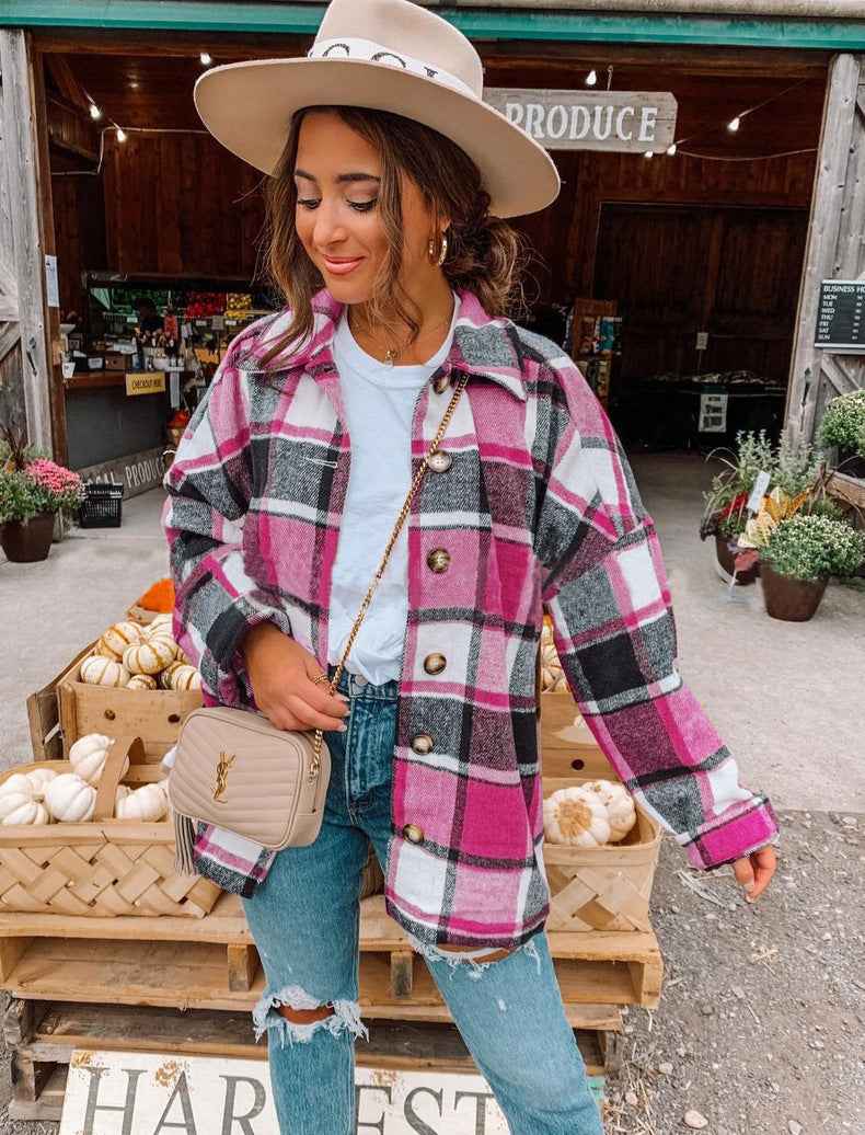 Modischer Oversize Cardigan Kurz