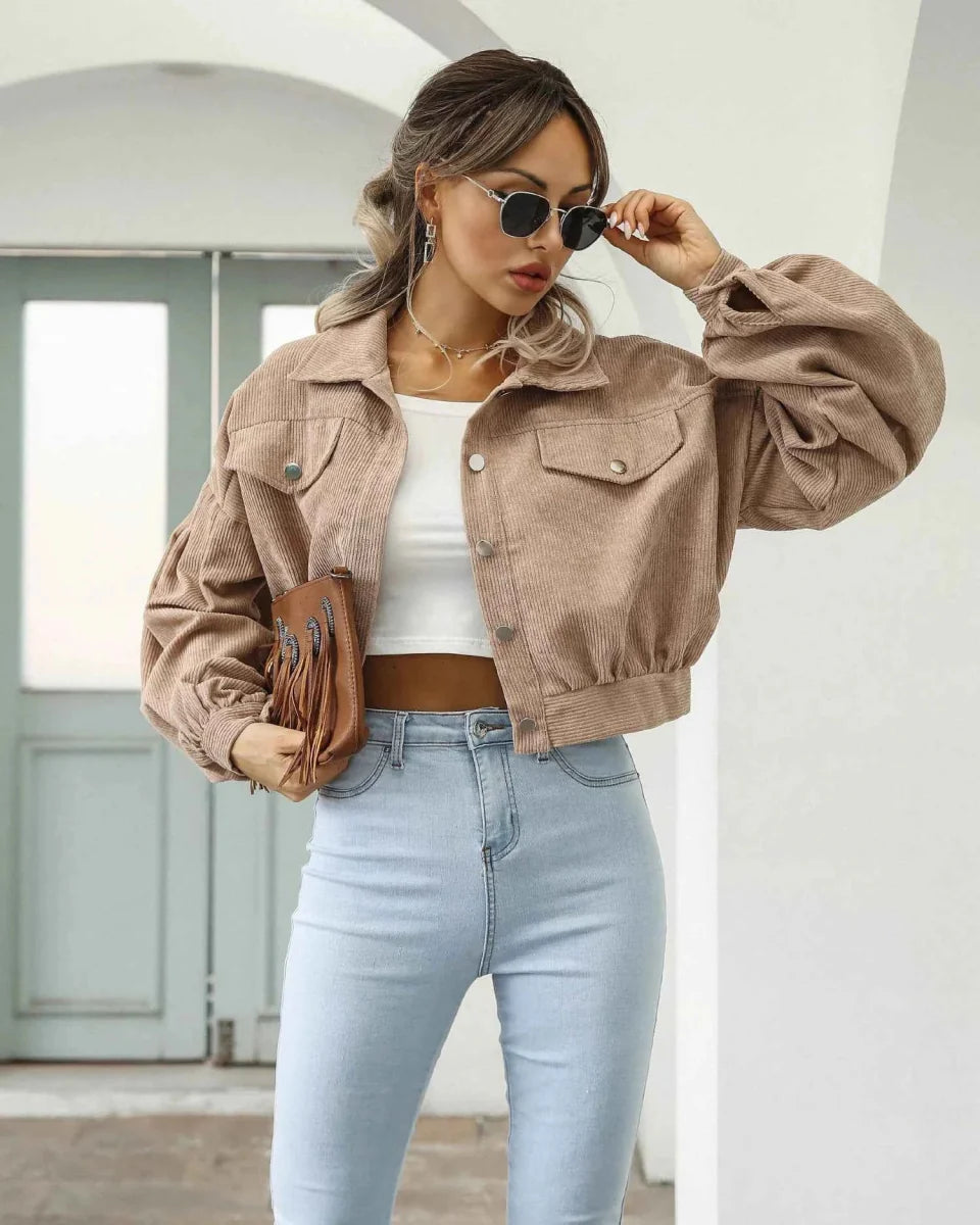 Oversize Jacke Frauen Trendy