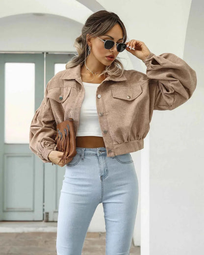 Oversize Jacke Frauen Trendy