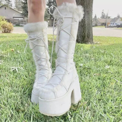 Winterstiefel Frauen Schnee Plattform Boots
