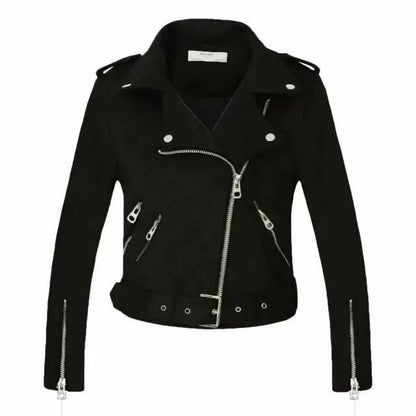 Damen Lederjacke Biker Style