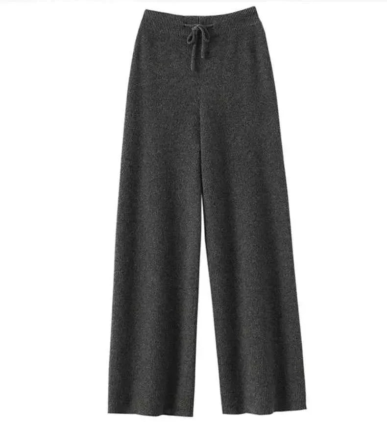 Weite Strickhose Echte Wolle Bequem