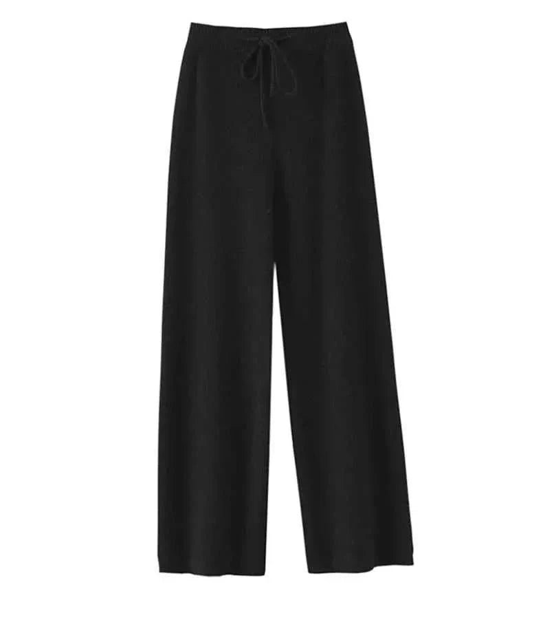 Weite Strickhose Echte Wolle Bequem