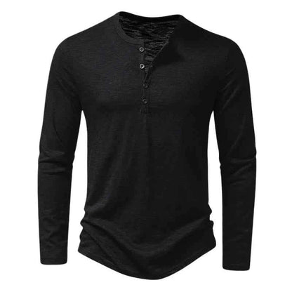 Herren Langarmshirt Komfort Fit