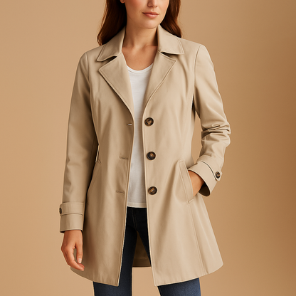 Stilvoller Damen Trenchcoat Elegantes Design