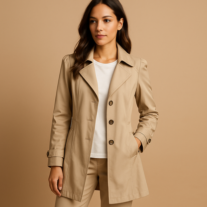 Stilvoller Damen Trenchcoat Elegantes Design