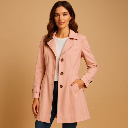 Stilvoller Damen Trenchcoat Elegantes Design