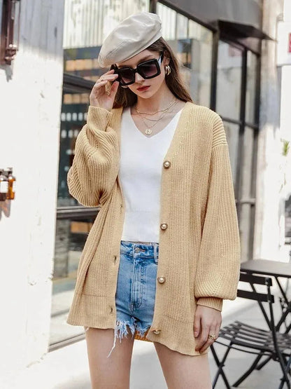 Elegante Strickjacke für Damen Alltag