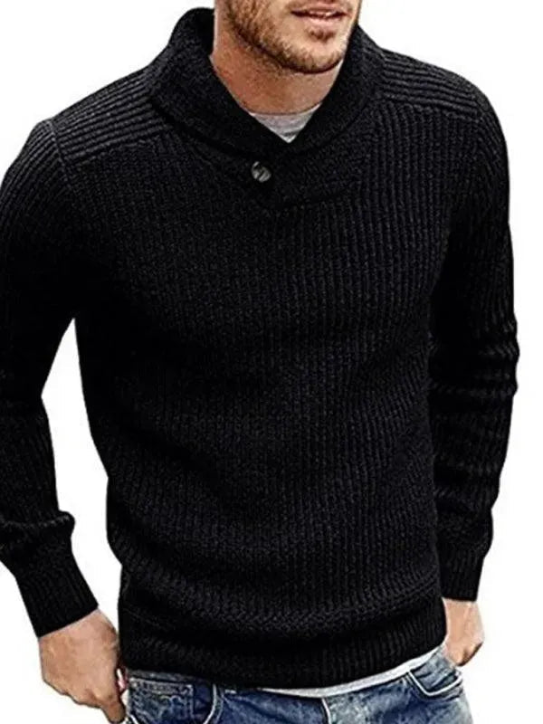 Stylisher Pullover V-Ausschnitt Herren