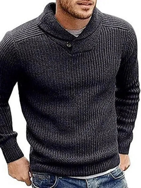 Stylisher Pullover V-Ausschnitt Herren