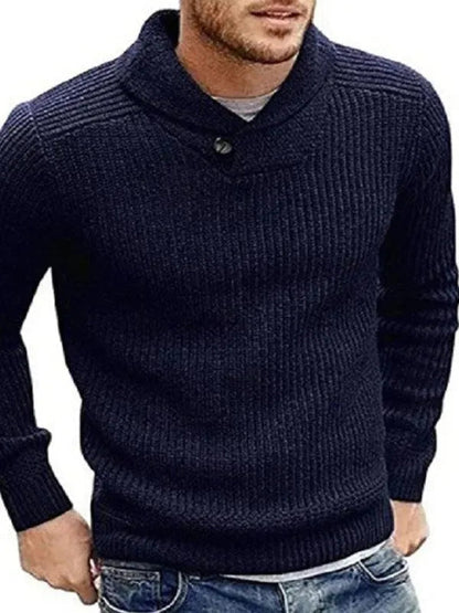 Stylisher Pullover V-Ausschnitt Herren
