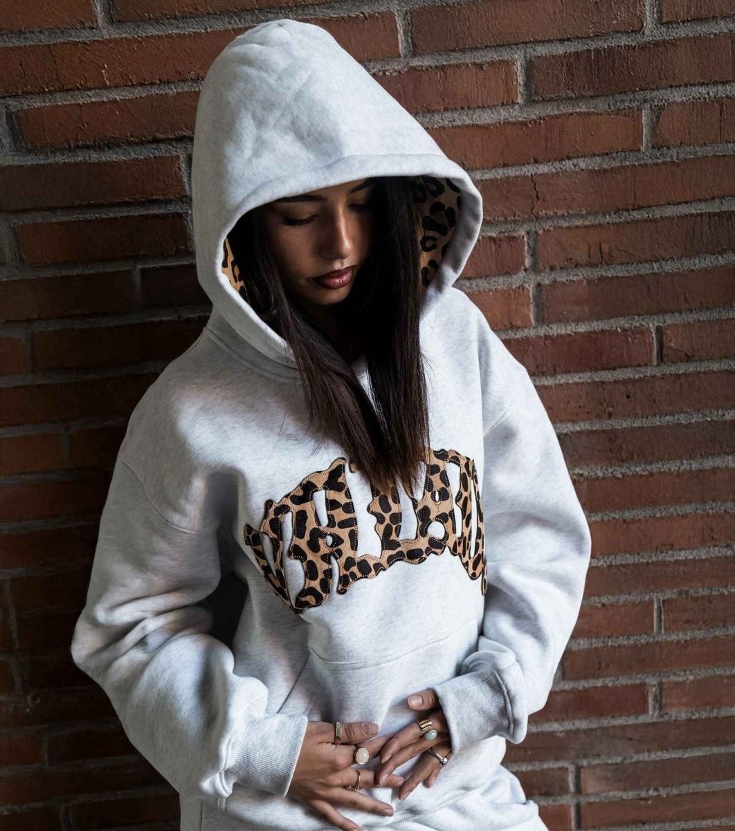 Stylisher Leopard Hoodie Sportlich - IdealeKleiden