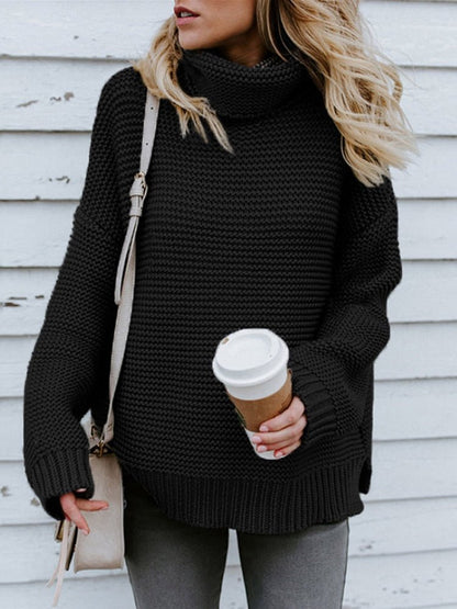Dicke Rollkragenpullover Damen Premium Qualität