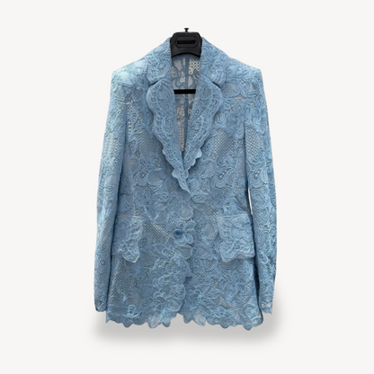 Stilvolle Damenblazer Spitze Design