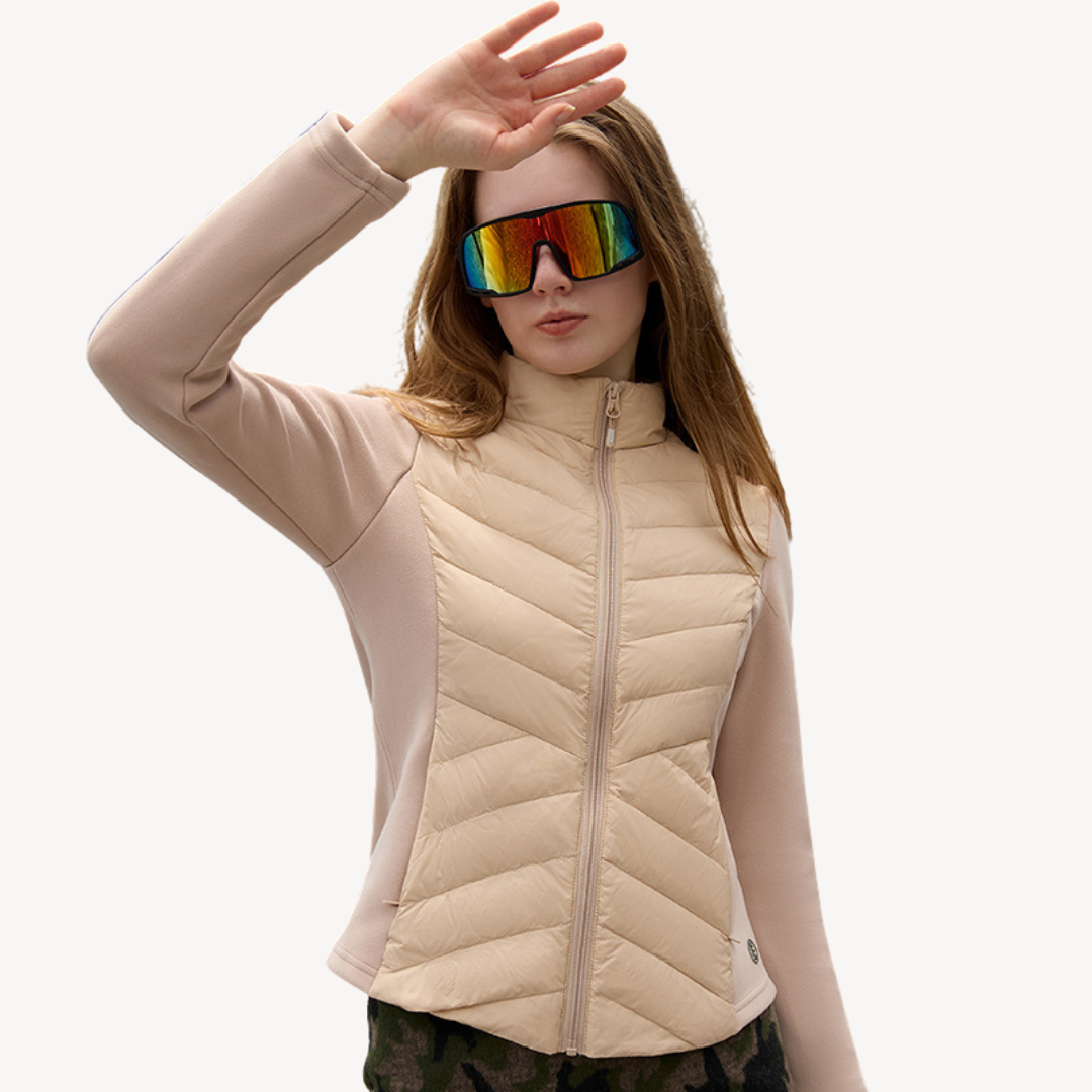 Wasserabweisende Damen Pufferjacke Warm