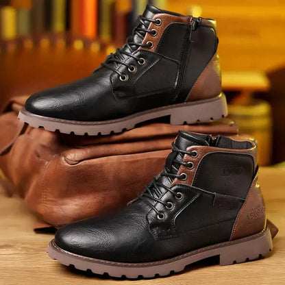 Herren Stiefel Hoch Schaft Stabil