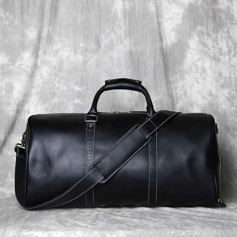 Leder Reisekoffer Elegant Männer