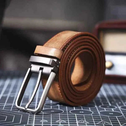 Leder Gürtel Schwarz Männer - IdealeKleiden
