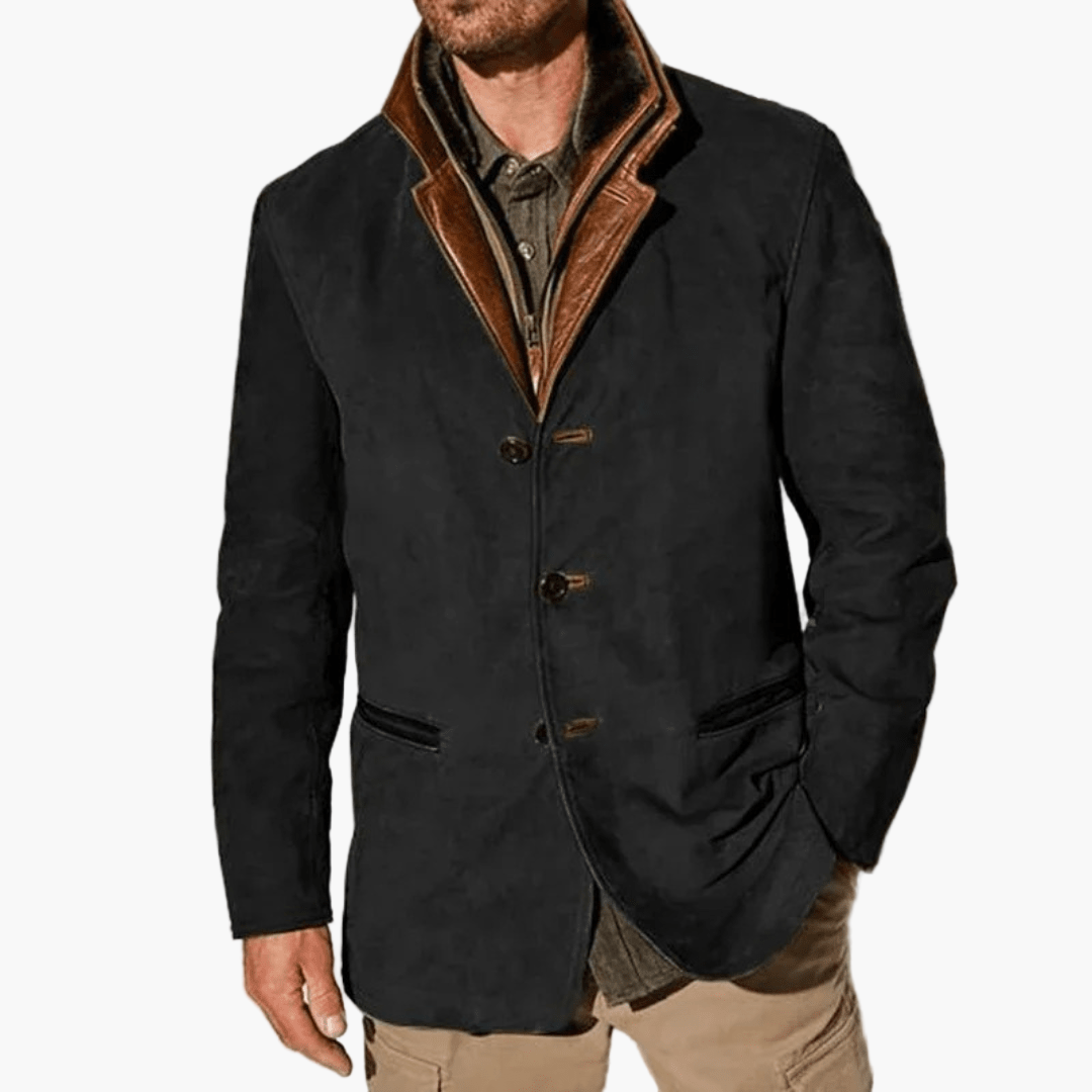 Stylische Herrenjacke Vintage Look Klassisch