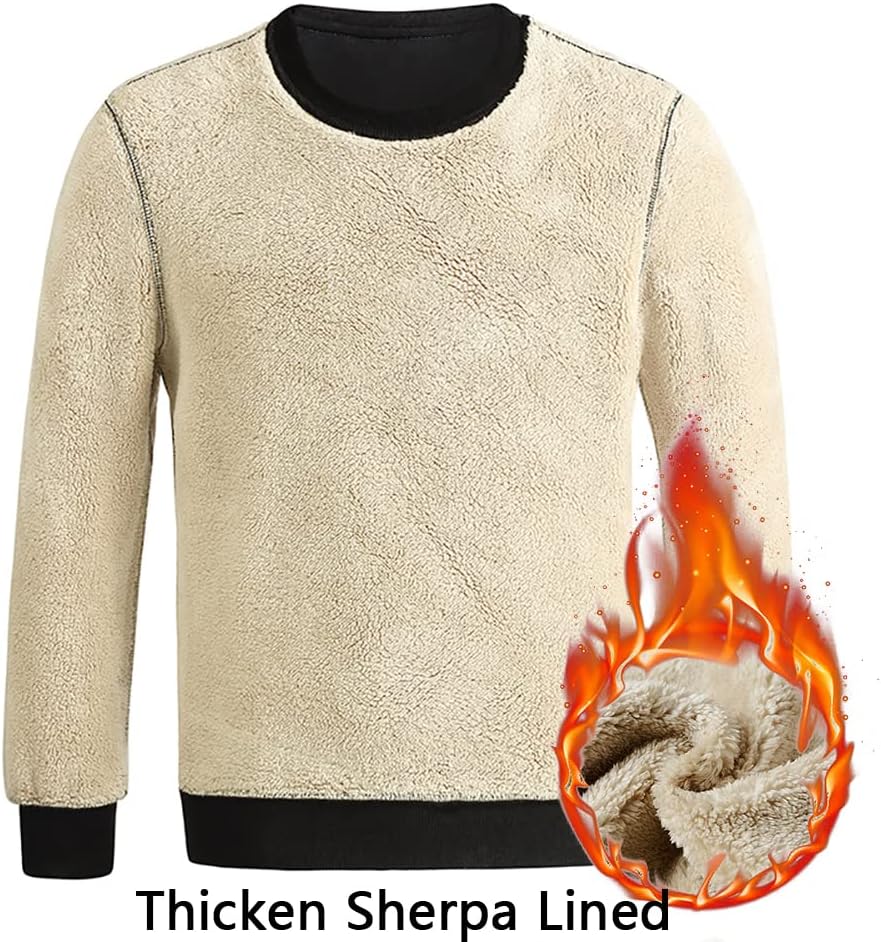 Bequemes Herren Fleece Sweatshirt - IdealeKleiden