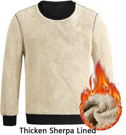 Bequemes Herren Fleece Sweatshirt - IdealeKleiden