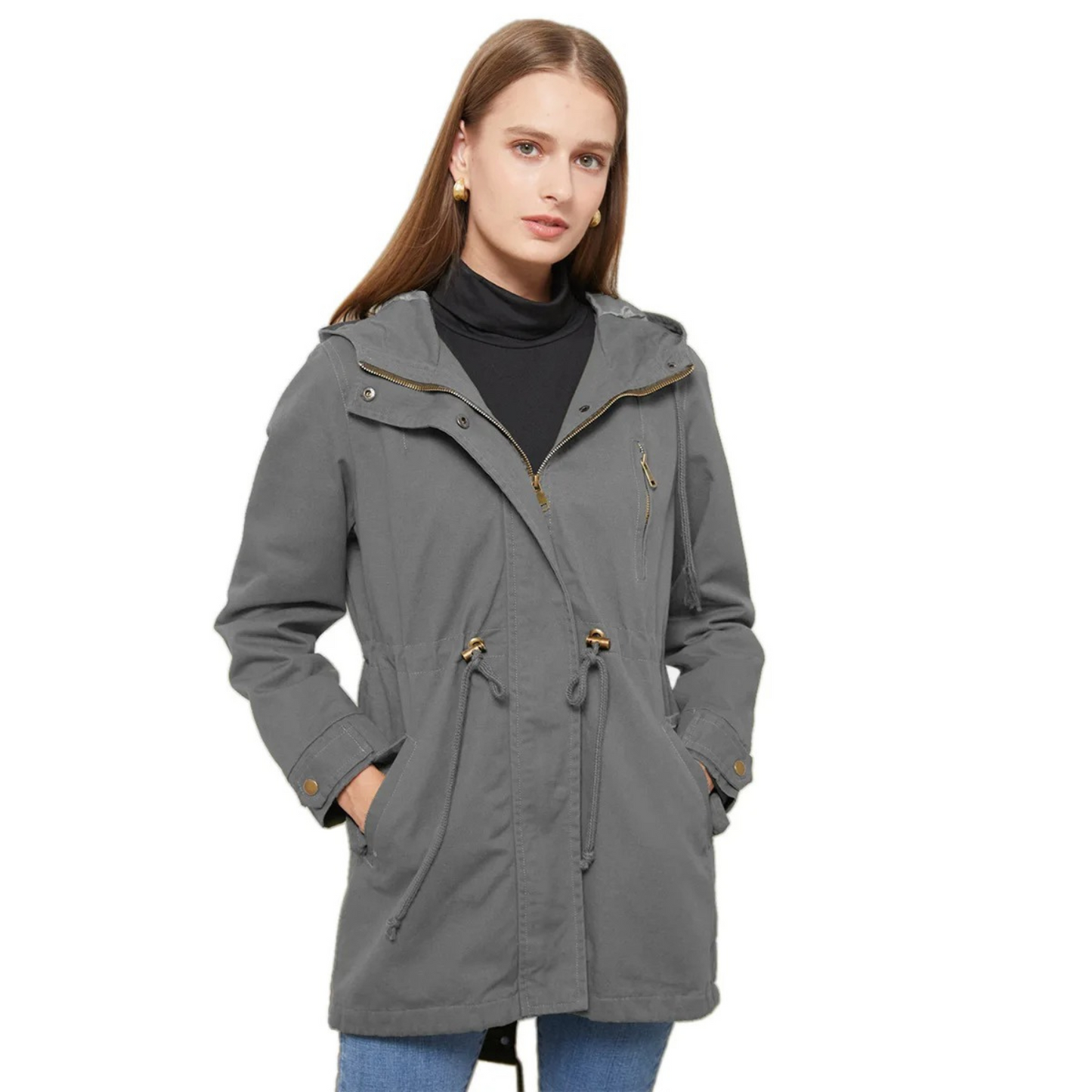 Elegante Damen Sommerjacke Lang & Leicht