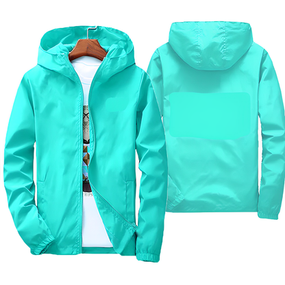 Praktische Windbreaker Herren Jacke Sportlich