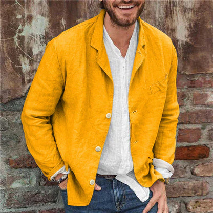 Leichte Herrenjacke Baumwolle Sommer