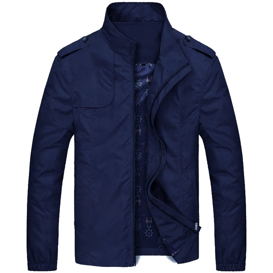 Leichte Herren Sommerjacke Atmungsaktiv Verstellbar