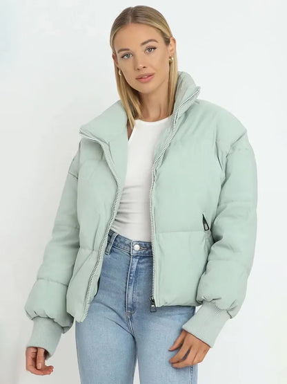 Damen Pufferjacke Leicht & Warm - IdealeKleiden