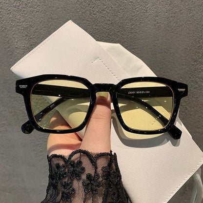 Moderne Damenbrille Eckig Pastell Farben