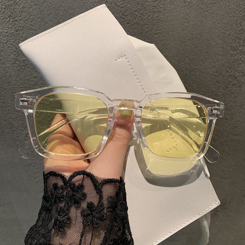 Moderne Damenbrille Eckig Pastell Farben