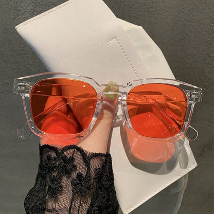 Moderne Damenbrille Eckig Pastell Farben
