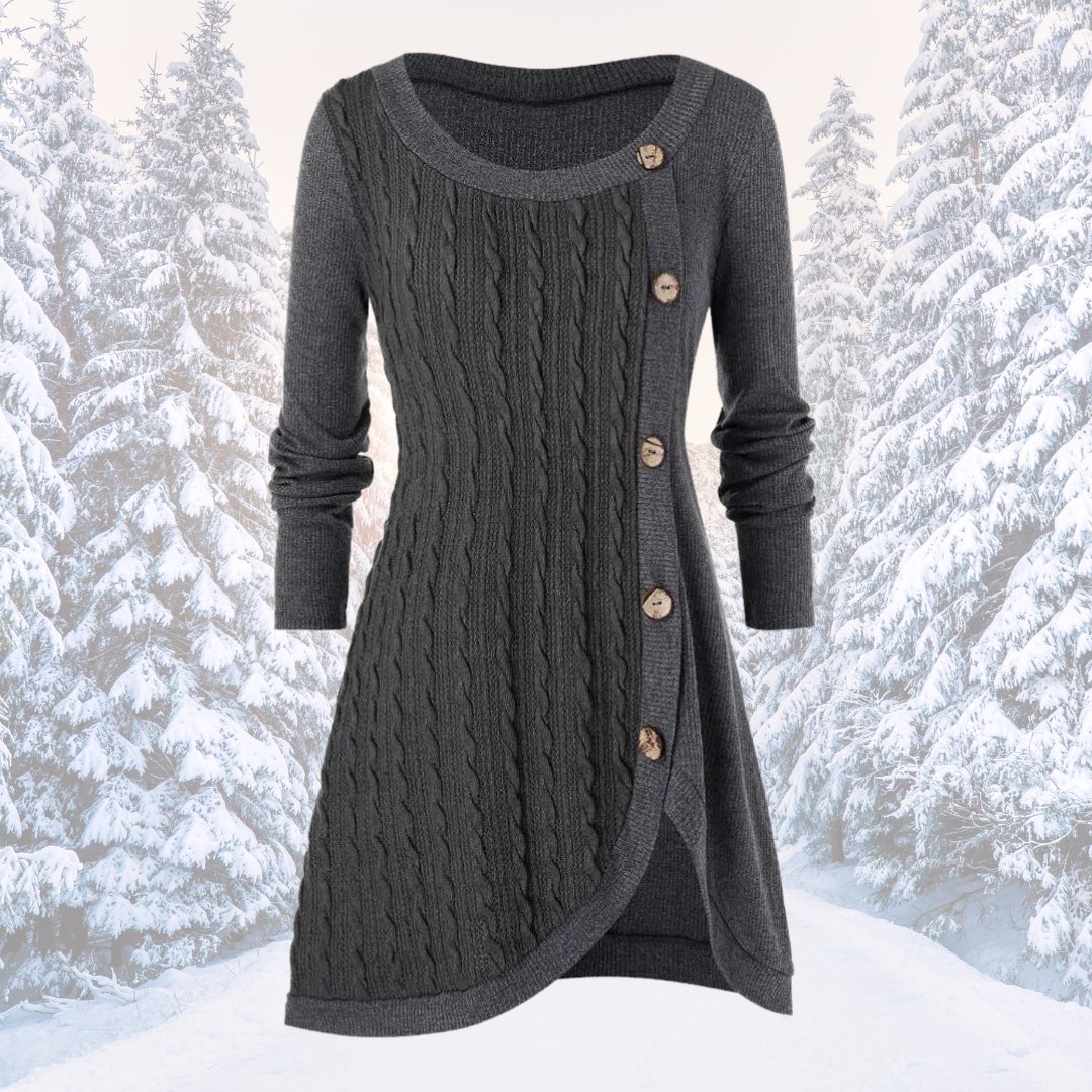 Elegantes Pulloverkleid Warm & Stilvoll